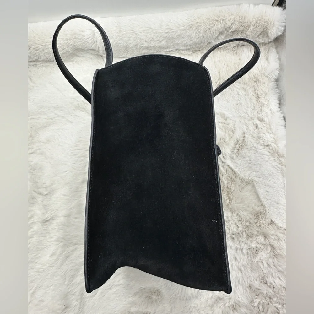 Kate Spade‎ Kassandra Sequoia Avenue Tote Black suede leather EUC